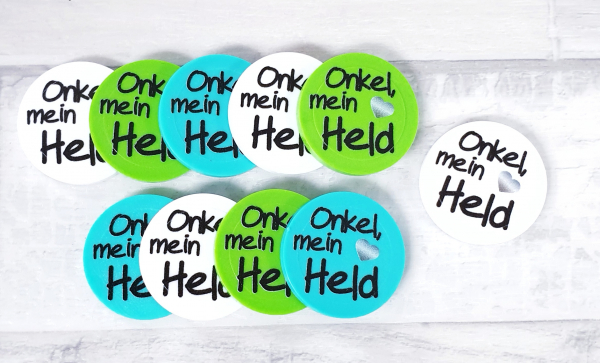 Einkaufswagenchip Onkel, mein Held